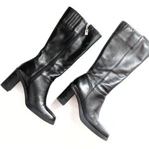 Vintage Tommy Hilfiger 90s Square Toe Tall Boot